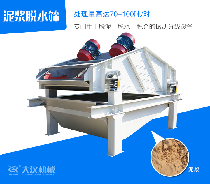 專門用于脫泥、脫水、脫介的振動分級設備