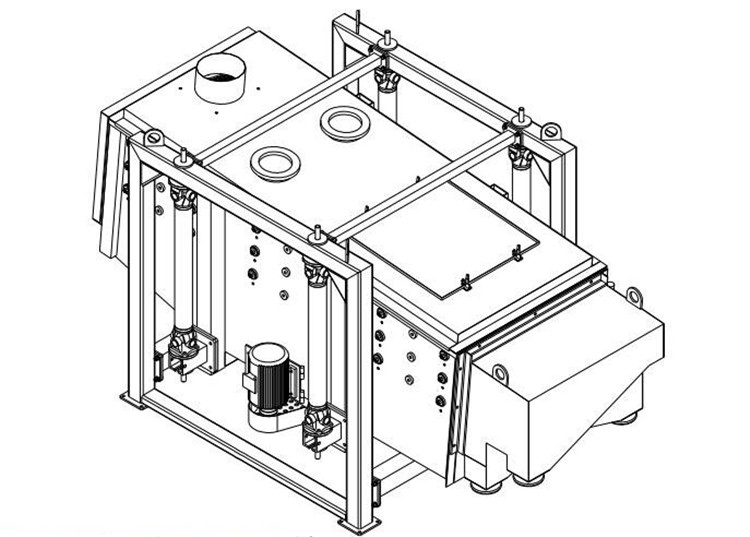 搖擺篩沙機結(jié)構