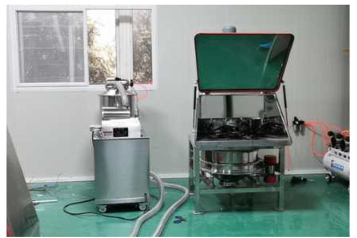 噴射式自清潔高密度濾芯，無需經(jīng)常更換，無粉塵污染